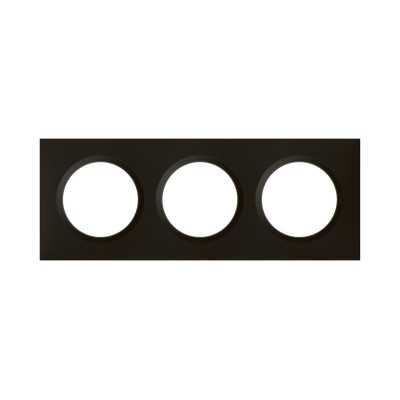 DOOXIE PLAQUE 3 POSTES NOIR VELOUR