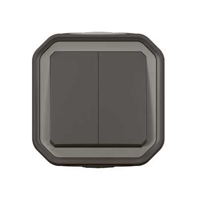 PLEXO ANTHRACITE COMMANDE DOUBLE IP55 IK08 - COMPLET SAILLIE