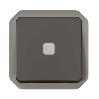 PLEXO ANTHRACITE INTER TEMPORISE LUMINEUX IP55 IK08 - COMPOSABLE