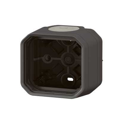 PLEXO ANTHRACITE BOITIER SAILLIE 1 POSTE - COMPOSABLE