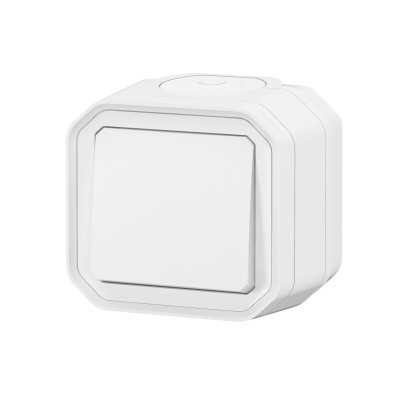 PLEXO BLANC VA ET VIENT 10A 250V IP55 IK08 - COMPLET SAILLIE