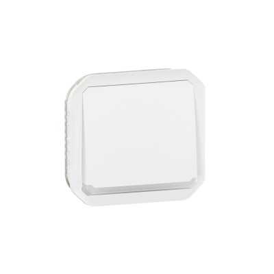 PLEXO BLANC POUSSOIR NO LUMINEUX 10A IP55 IK08 - COMPOSABLE