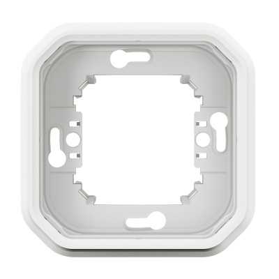 PLEXO BLANC SUPPORT ENCASTRE 1 POSTE - COMPOSABLE