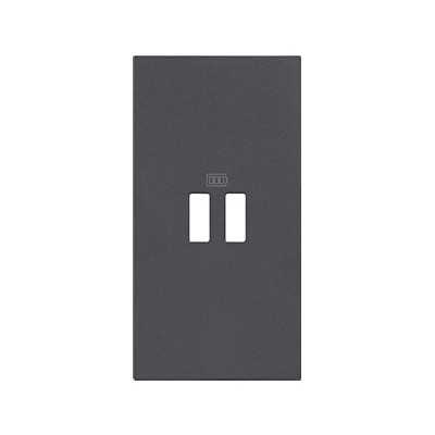 LIVING NOW NOIR ENJOLIVEUR PRISE USB 2 MODULES