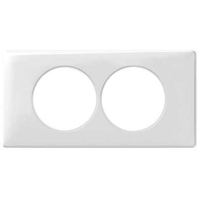 CELIANE BLANC PLAQUE 2P ENTRAXE 57mm