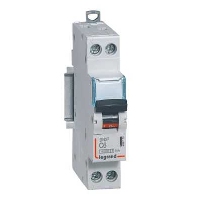 DISJ DNX³ N+06A COURBE C 4,5-6KA (AR.HAUT VIS / DEP.BAS VIS)