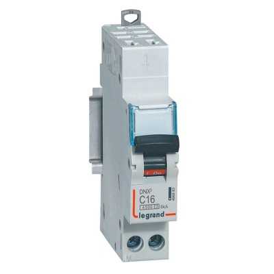 DISJ DNX³ N+16A COURBE C 4,5-6KA (AR.HAUT AUTO / DEP.BAS VIS)