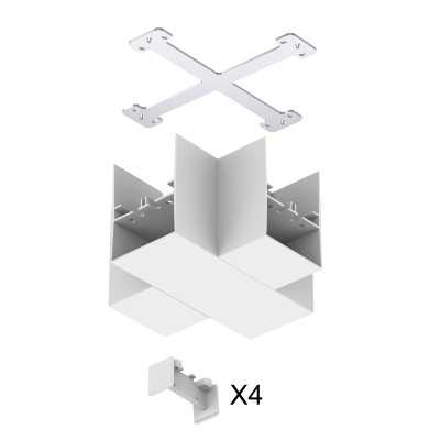 REGLETTE LED DB66 BLANC CONNECTEUR EN "+"