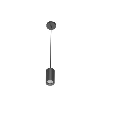 SPOT SUSPENSION LED PD02A NOIR 10W 1300LM 4K Ø80xH130MM 36°***