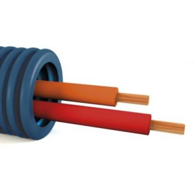GAINE FLEXCAB Ø16 + HO7VU 2X1.5 orange-rouge C100