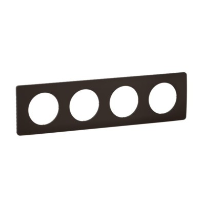 CELIANE NEW NOIR MAT PLAQUE 4 POSTES