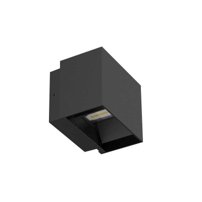APPLIQUE LED WL20B NOIR 18W 3K 1350LM ECL.HAUT+BAS 15°~120° IP65